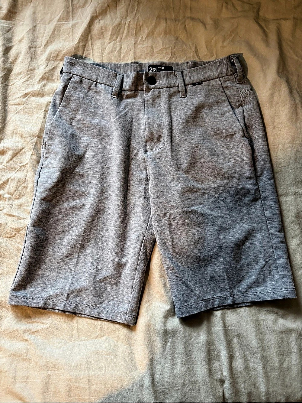 Hurley Hybrid Spacedye Walk Short Gray Men's Waist 29